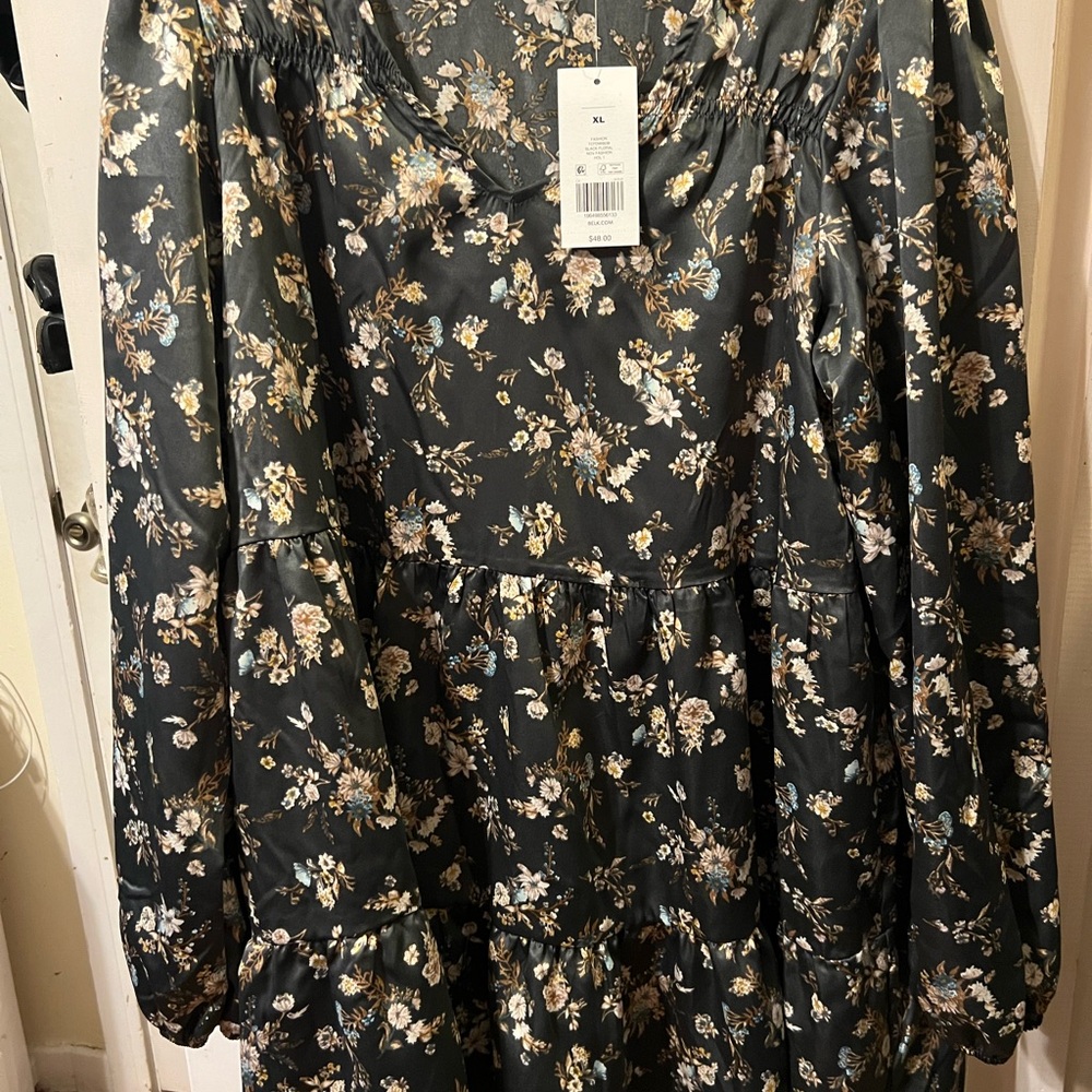 Floral Long Sleeve Dress